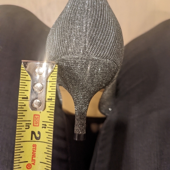 Shimmery Grey Heels - Picture 10 of 11